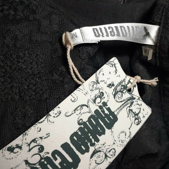 Monoreno Tunic Gray Embroidered Lightweight Cotton  Shirt‎ - Picture 9 of 10